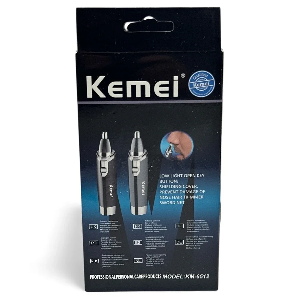 Kemei KM 6512 Professional‎ Personal Care Nose Hair Trimmer Eyebrow Ear Groomer